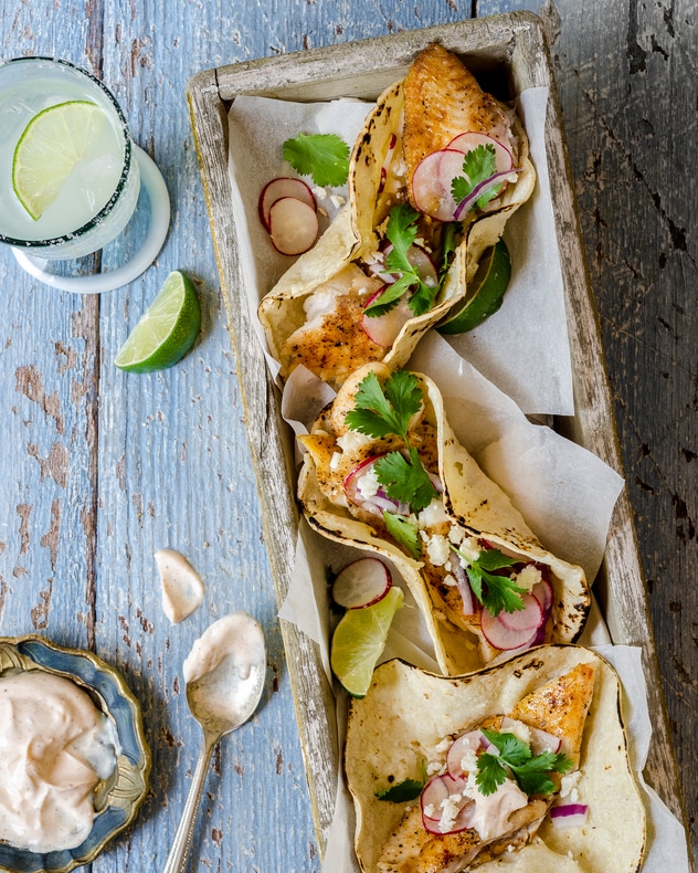 10 Minute Fish Tacos Recipe