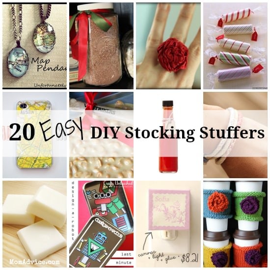 20 Easy DIY Stocking Stuffers - MomAdvice.com