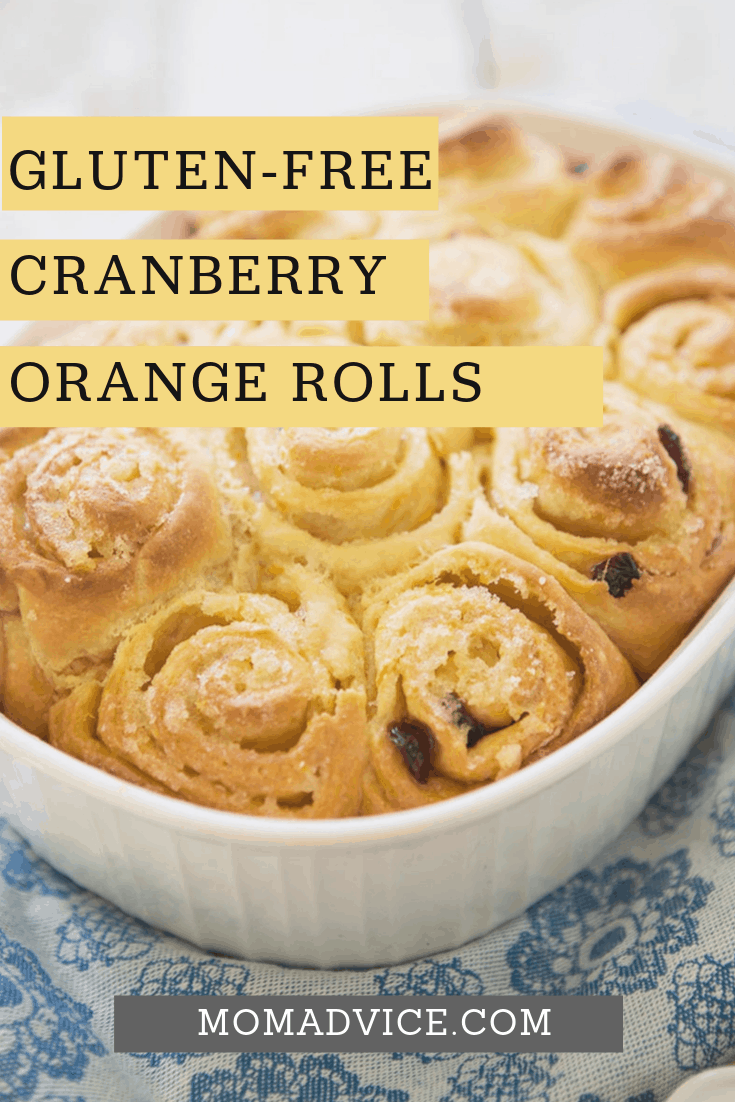 Gluten-Free Cranberry Orange Rolls