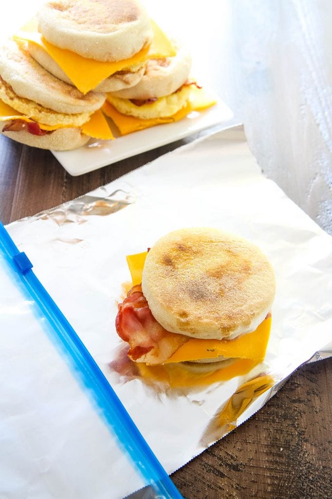 Meal Prep Breakfast Sandwiches Recipe from MomAdvice.com
