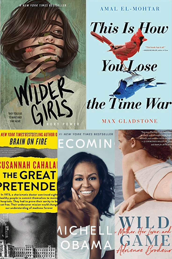 MomAdvice 2020 Reading Challenge Book Options