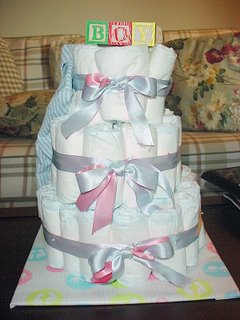 Eat Your Heart Out, Martha! (Or How to Make a Diaper Cake)