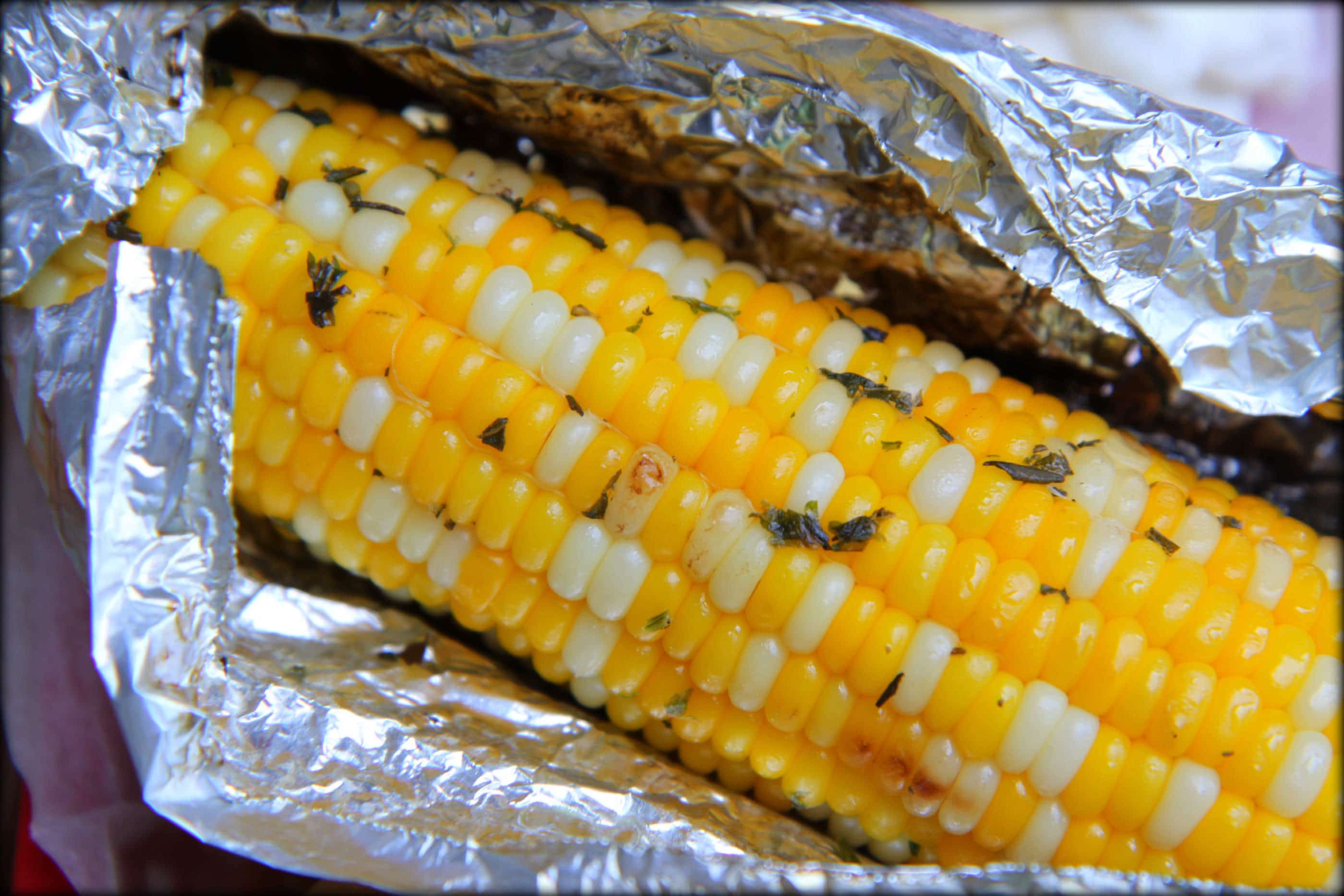Grilling Corn on the Cob In Foil