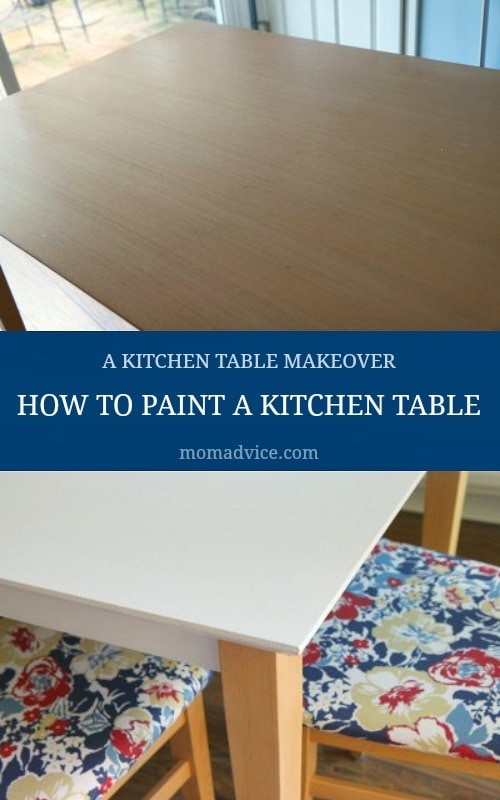 How to Paint a Kitchen Table