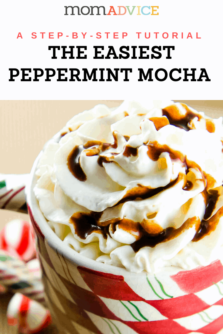Easy Peppermint Mocha: Starbucks Copycat Recipe Header