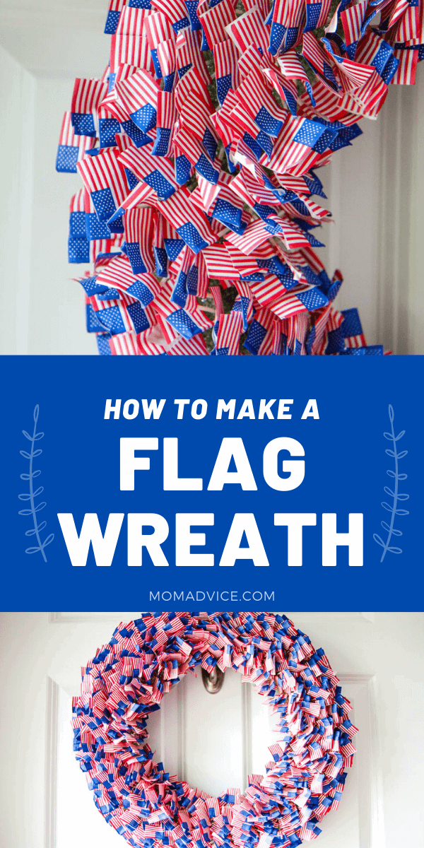 How to Make A Flag Wreath - MomAdvice.com