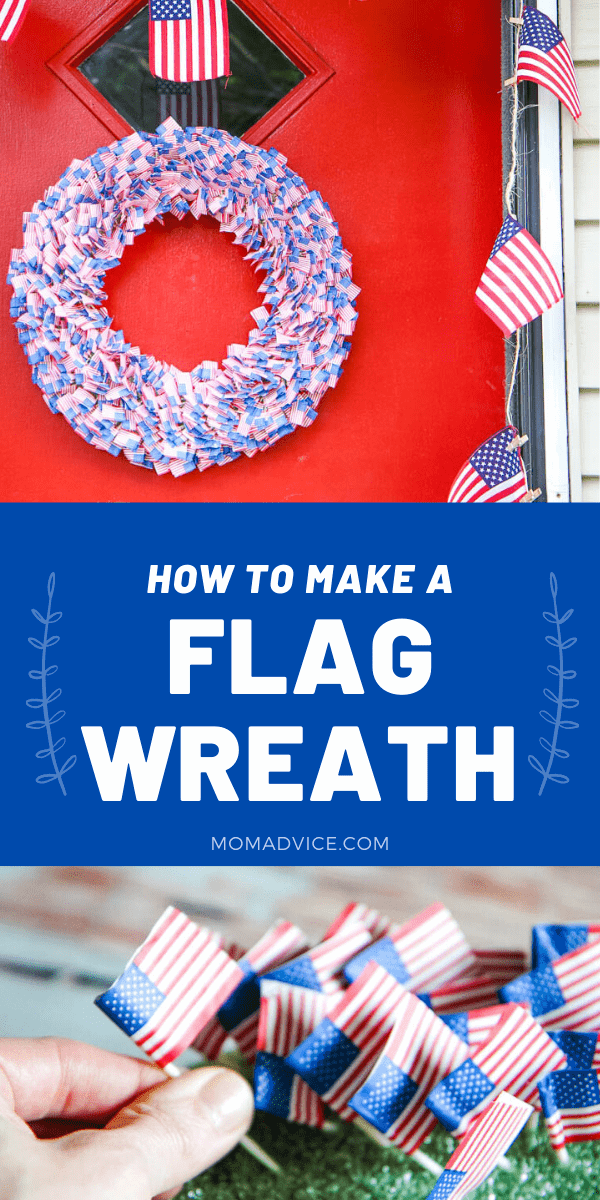 How to Make a Flag Wreath - MomAdvice.com