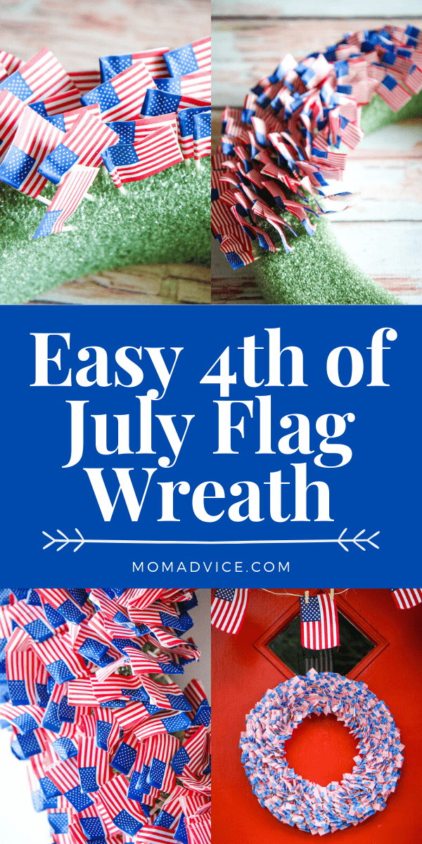 Easy 4th of July Wreath - MomAdvice