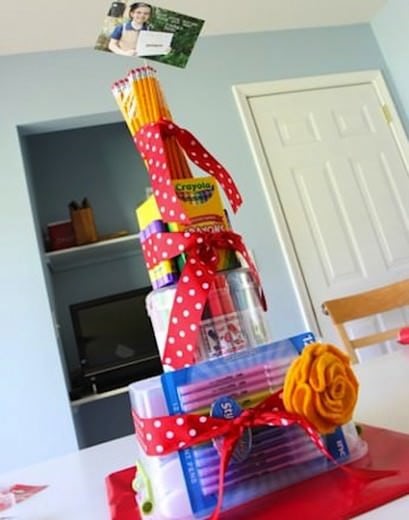Teacher School Supplies Cake :: MomAdvice.com