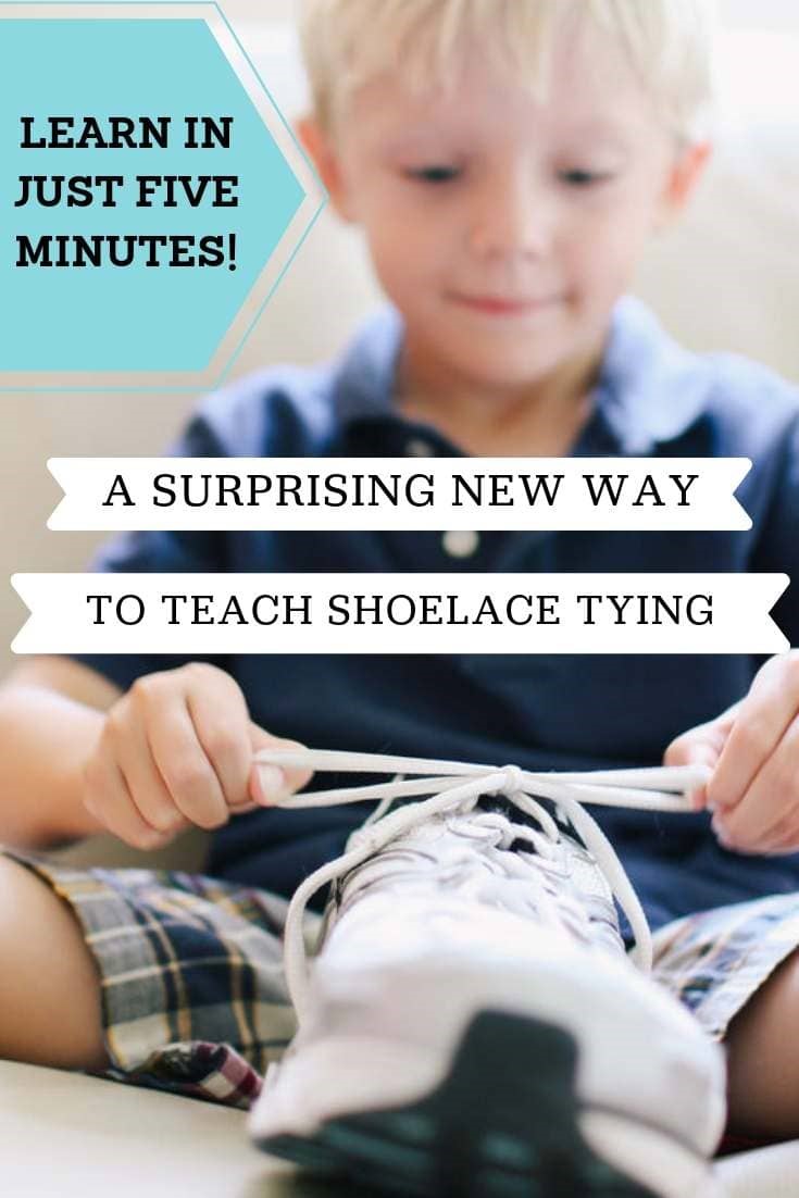 How to Teach a Kid to Tie a Shoe 