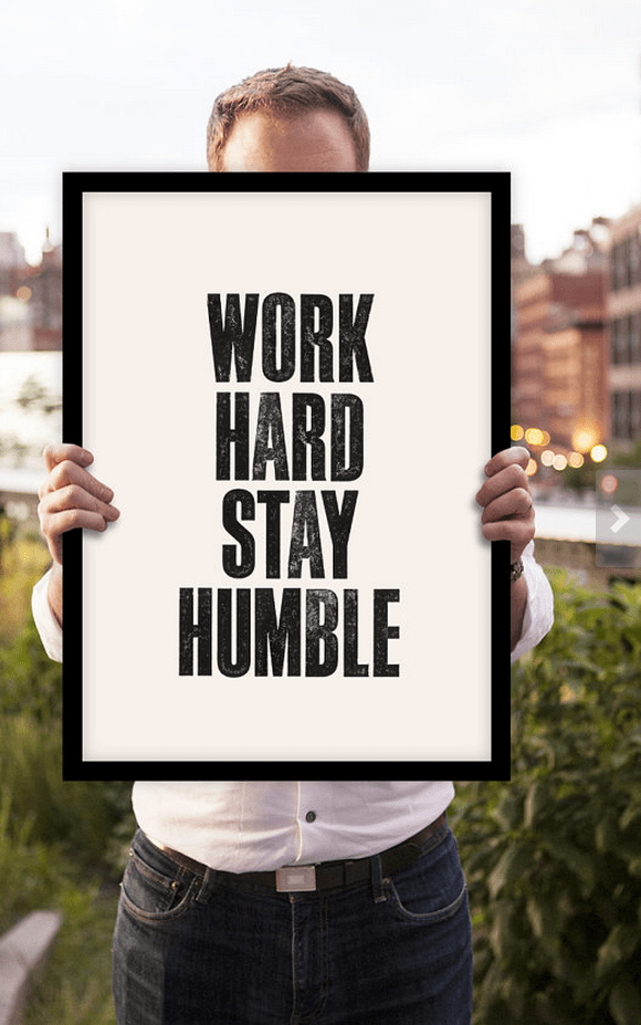 Work Hard Stay Humble Print