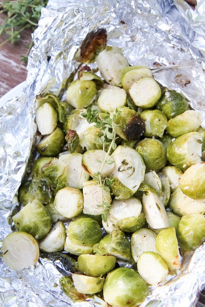 grilled burssels sprouts