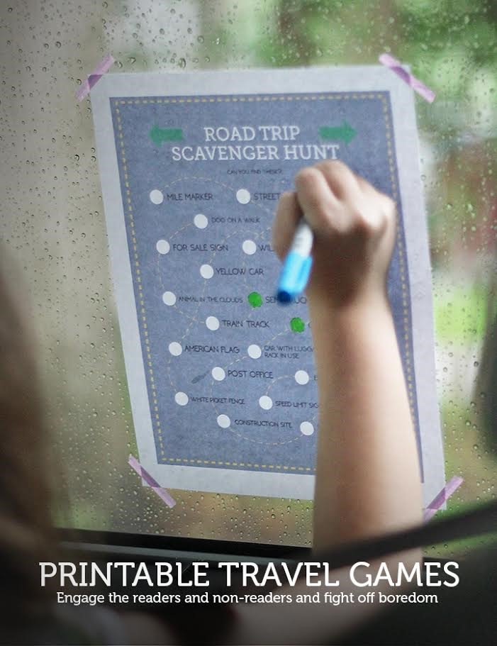Printable Travel Games from MomAdvice.com