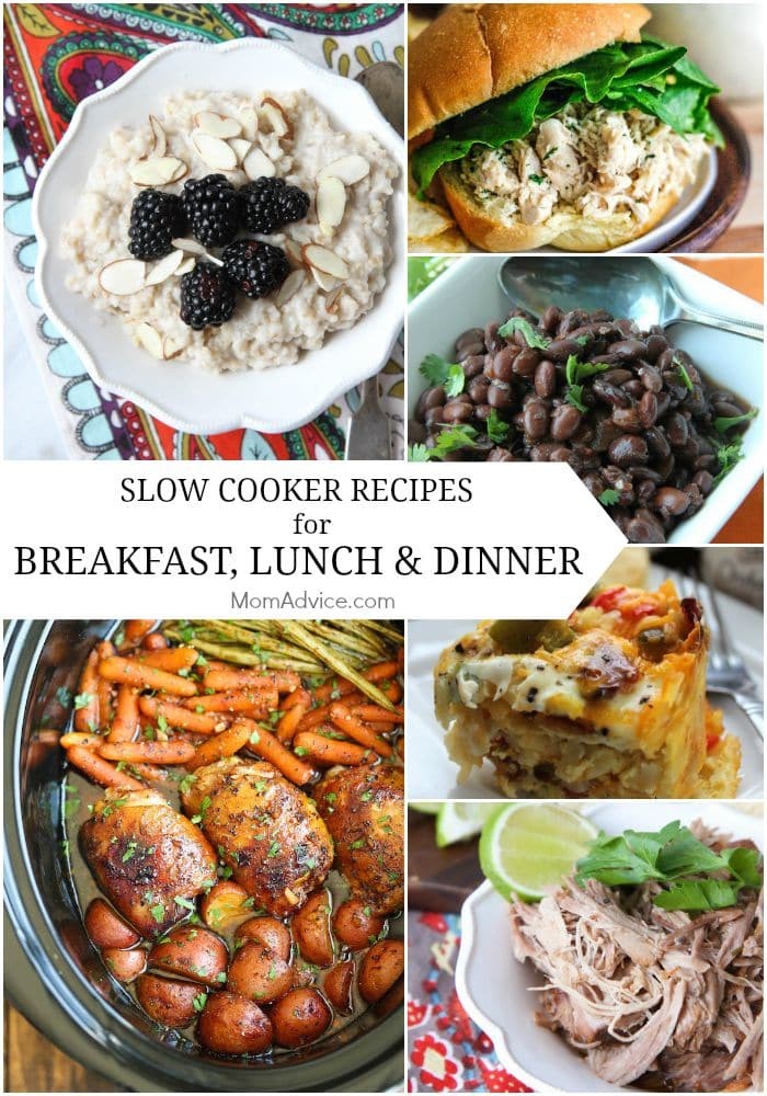Slow Cooker Recipes for Breakfast, Lunch, and Dinner
