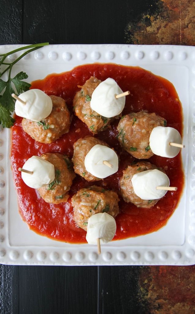 Gluten-Free Meatball Sub Bites from MomAdvice.com