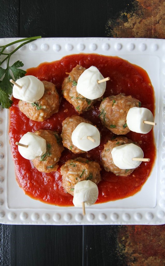 Gluten-Free Meatball Sub Bites from MomAdvice.com