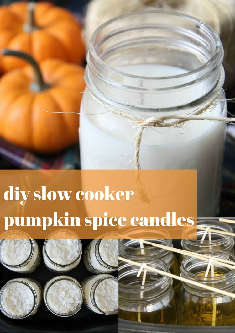 Slow Cooker Pumpkin Spice Candles