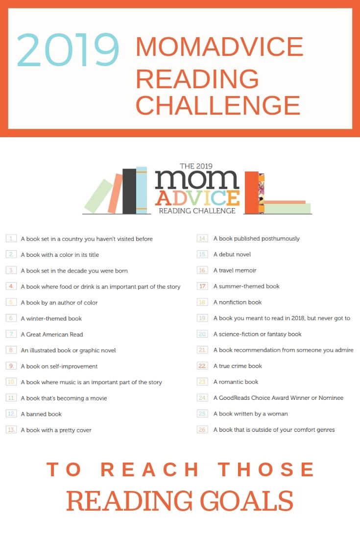 The 2019 MomAdvice Reading Challenge (FREE PRINTABLE) - MomAdvice
