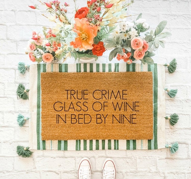 true crime welcome mat