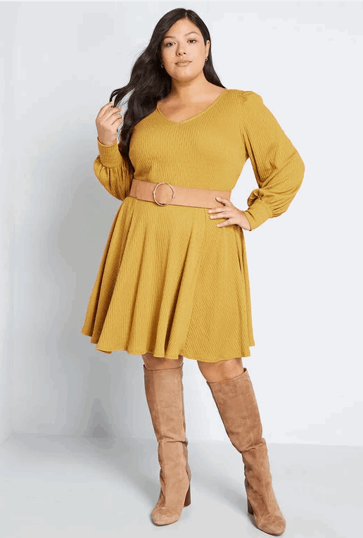 pretty on pointelle dress