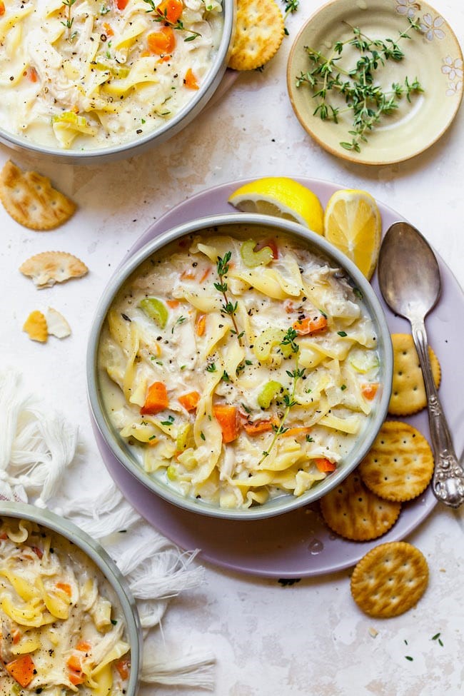 Creamy Chicken Noodle Soup