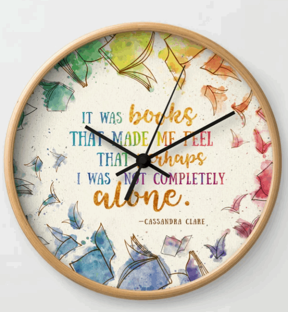 it was books clock