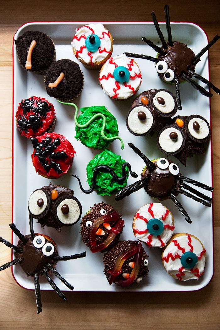 7 easy halloween cupcakes