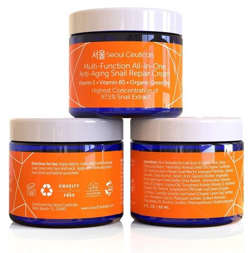 Korean Skin Care Snail Repair Cream