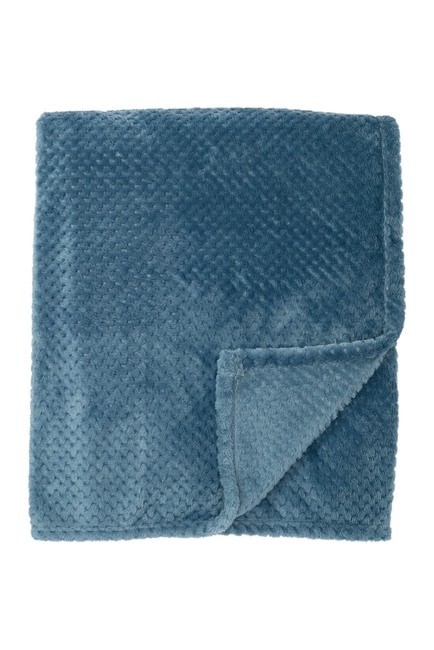 waffle plush throw