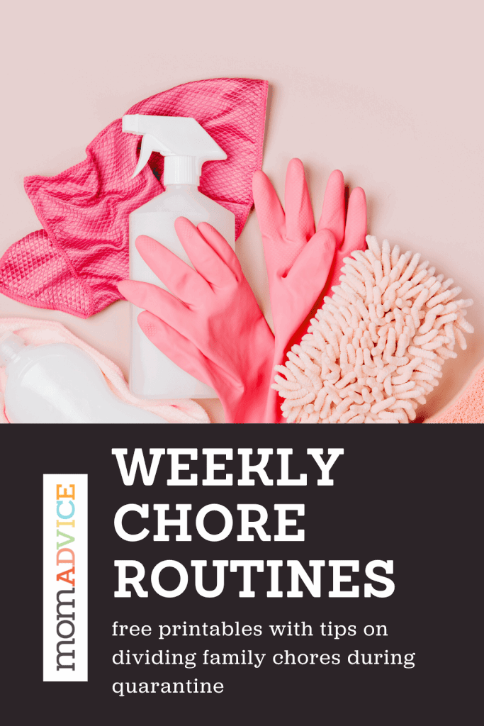 Creating a Weekly Cleaning Routine (Free Printable Charts) Header