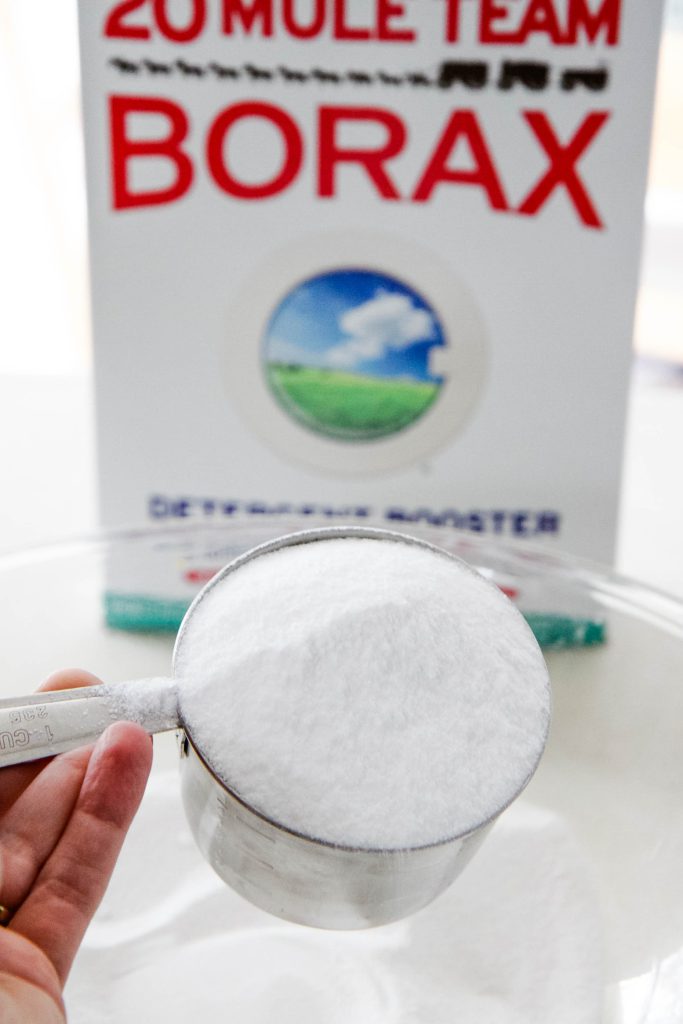 How to Make Homemade Laundry Detergent (A Picture Tutorial)- Pouring Borax