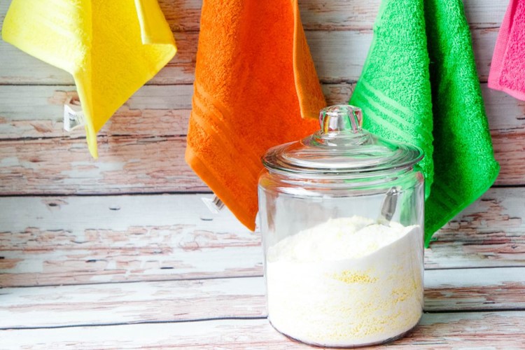 How to Make Homemade Laundry Detergent (A Picture Tutorial)- Jar of Homemade Laundry Soap